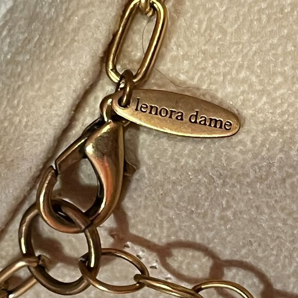 Lenora Dame Bejeweled Vintage Inspired Bib Necklace with Bee and Flowers - Picture 6 of 7